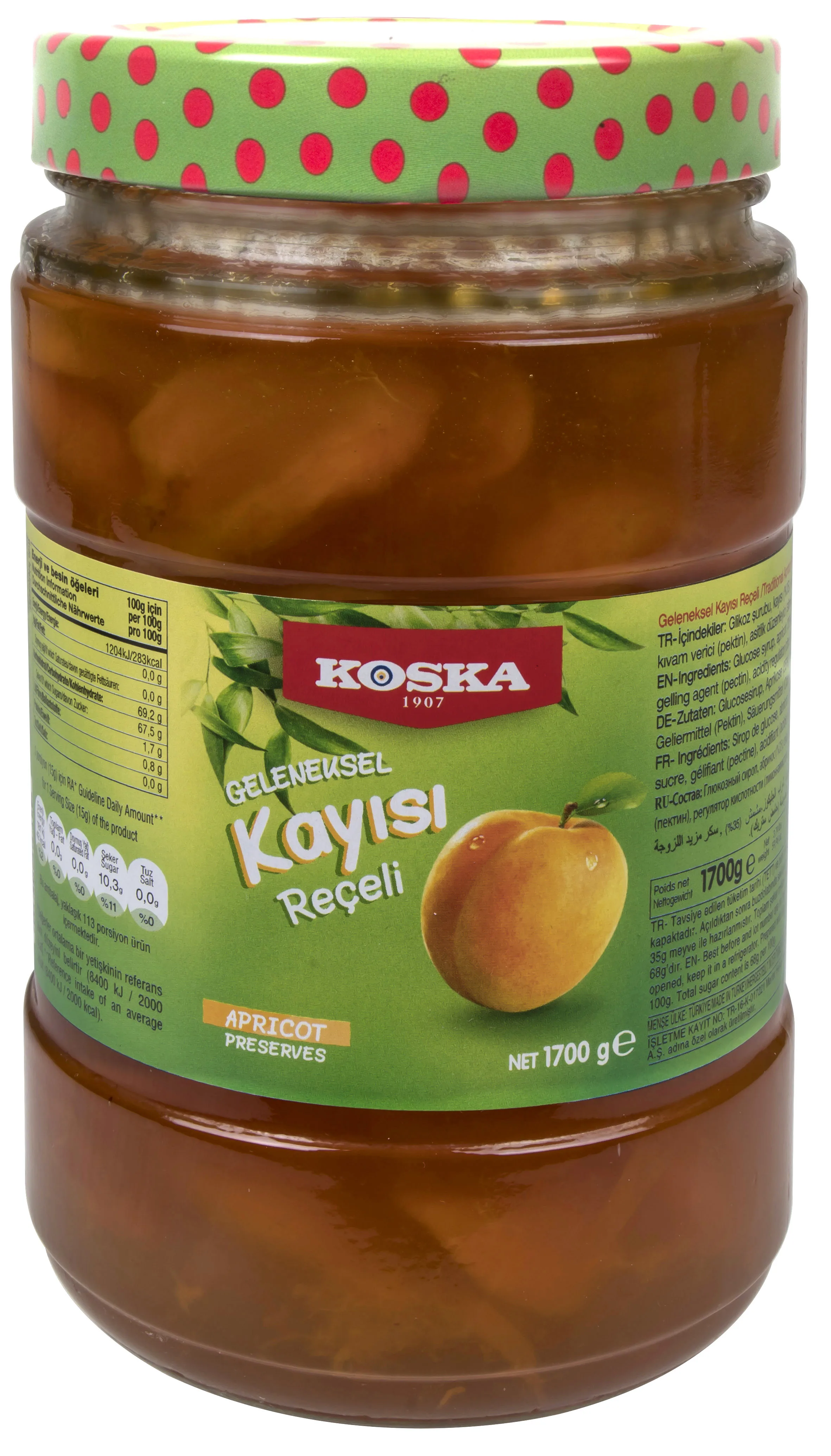 Good Quality Wholesale Product - Preserves - 380 g Extra Traditional Apricot Preserves - Jam