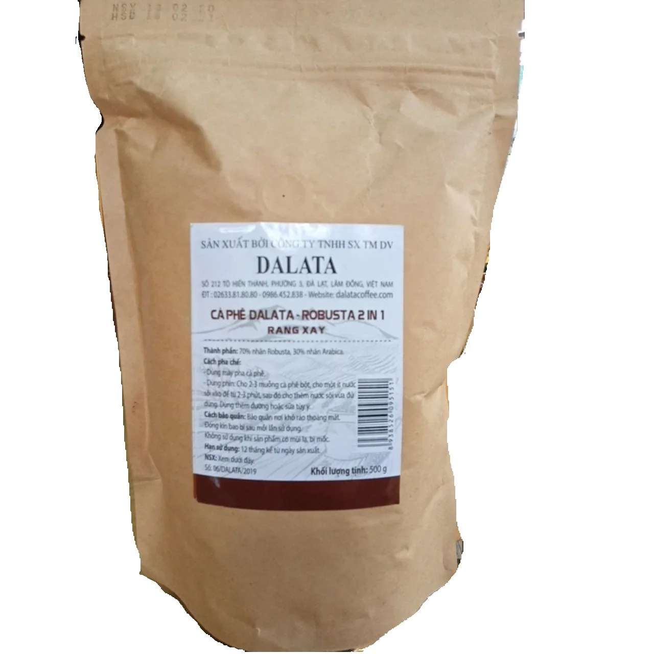 Speciality Of Dalat City From Vietnam Coffee Powder Robusta Brown Color 30% Robusta 70% Arabica Pure Roasted