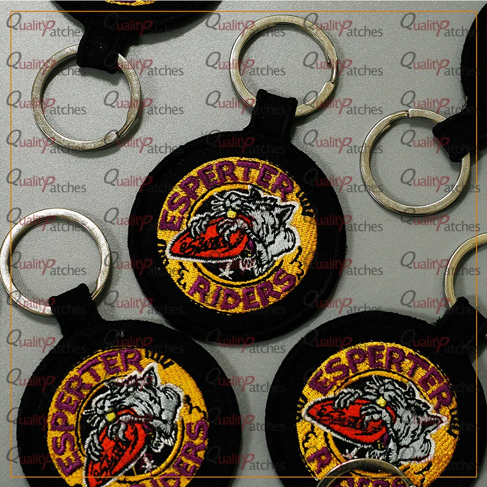 Quality Patches Custom Embroidered Keychains Made in Pakistan Top Quality Patch Supplier