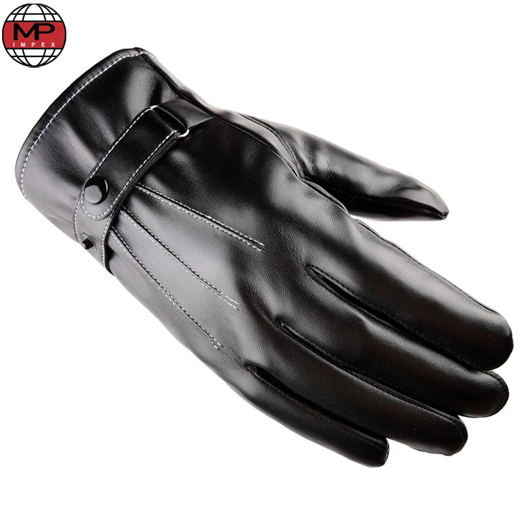 Custom Lining Winter Real Durable Leather Gloves Wholesale