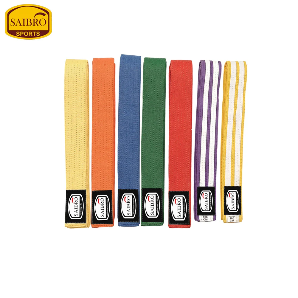 Martial Arts Karate Color Belts Made in 100% Cotton