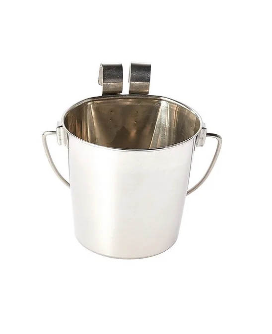 stainless steel pail seamless bucket with shiny polish