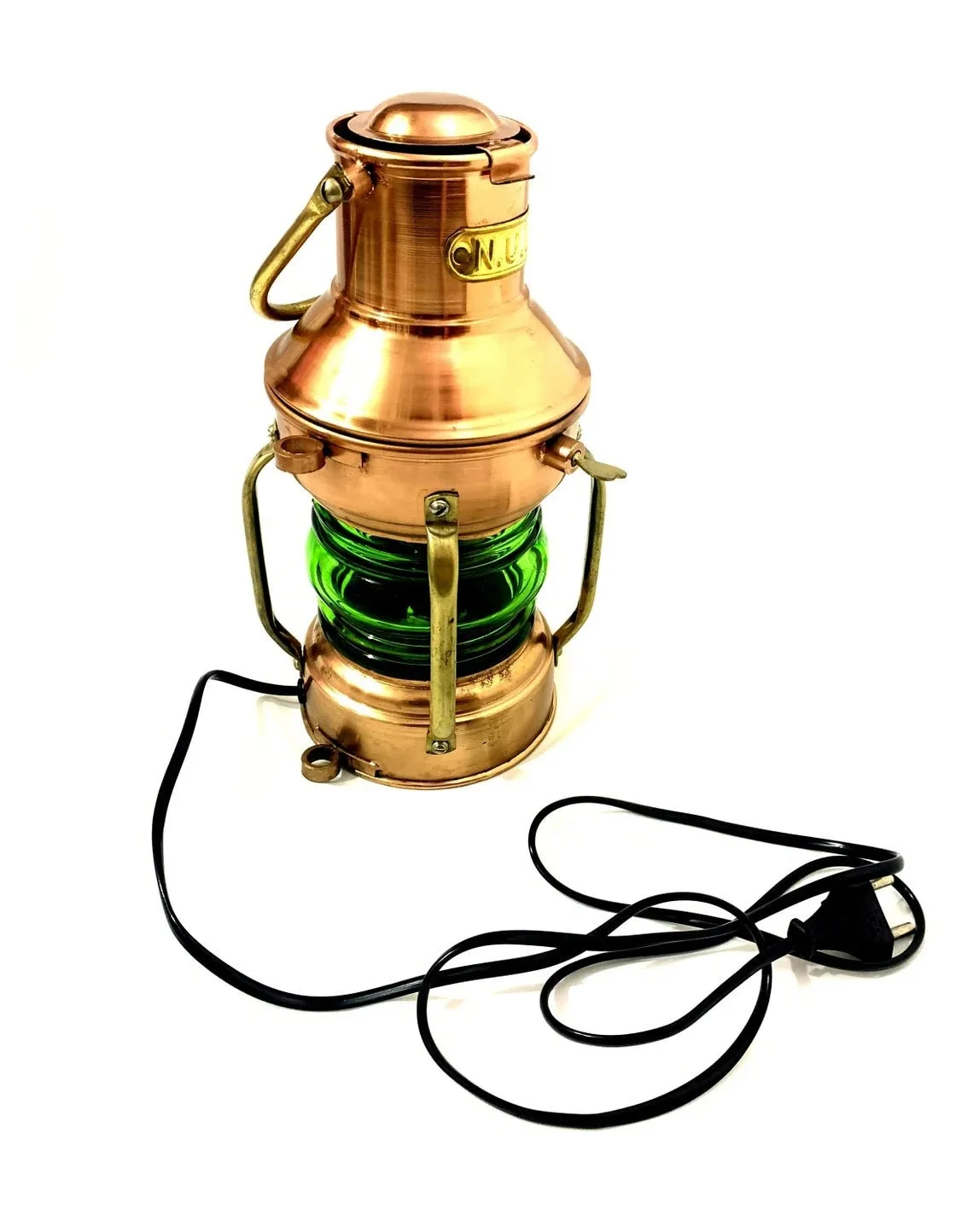 Maritime Ship Decorative Hanging Lamp Electric Boat Light for Wall Use Glass Home Style Desktop Lantern and Handicrafts