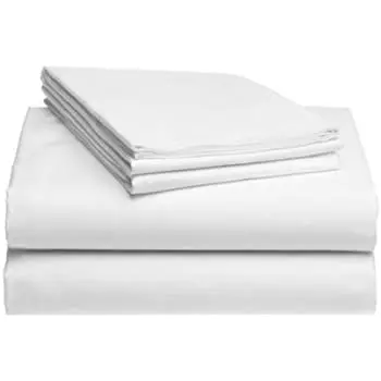 High quality fabric durable white hospital bed cotton sheet