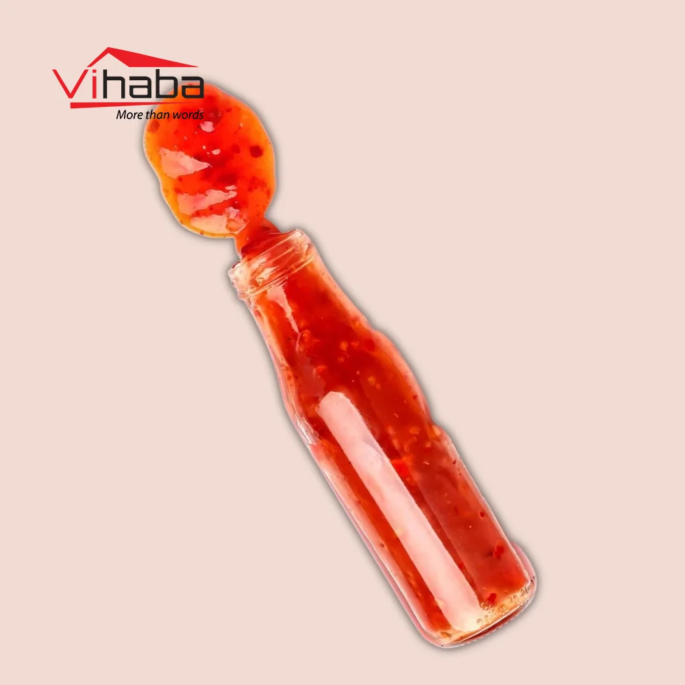 Food & beverage other sauce glass bottle hot pot sauce food flavors chilli pepper