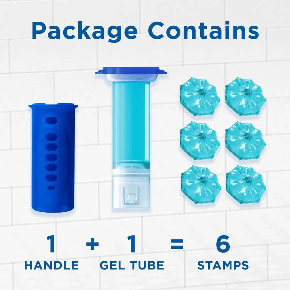 Amazing Toilet Fresh Discs Strong Power Bathroom 6 Shot Toilet Detergent Gel Cleaner Toilet Cleaner & Freshener