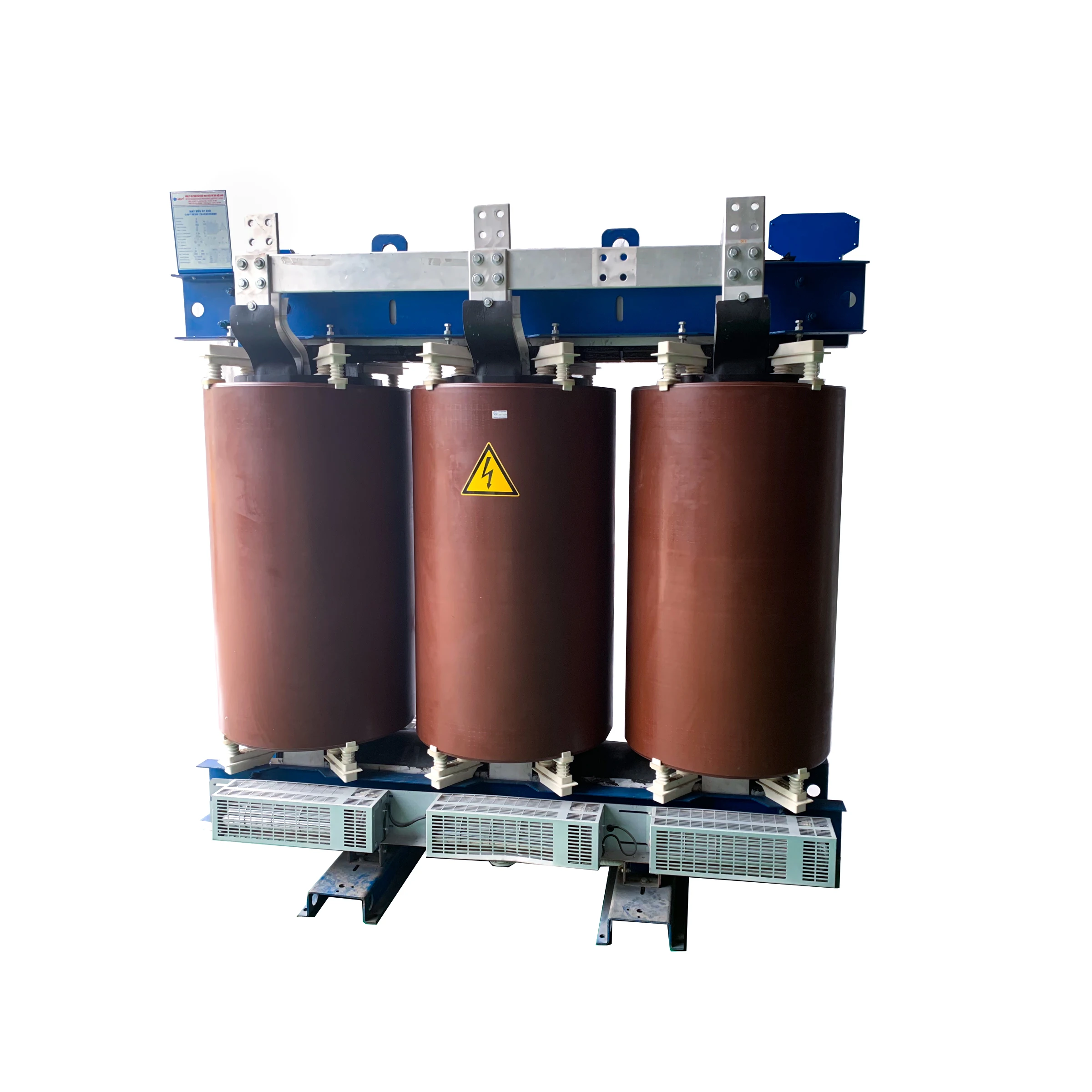 0,4kV Output Three Phase Power Usage Oval Coil Structure Dry transformer From Vietnam