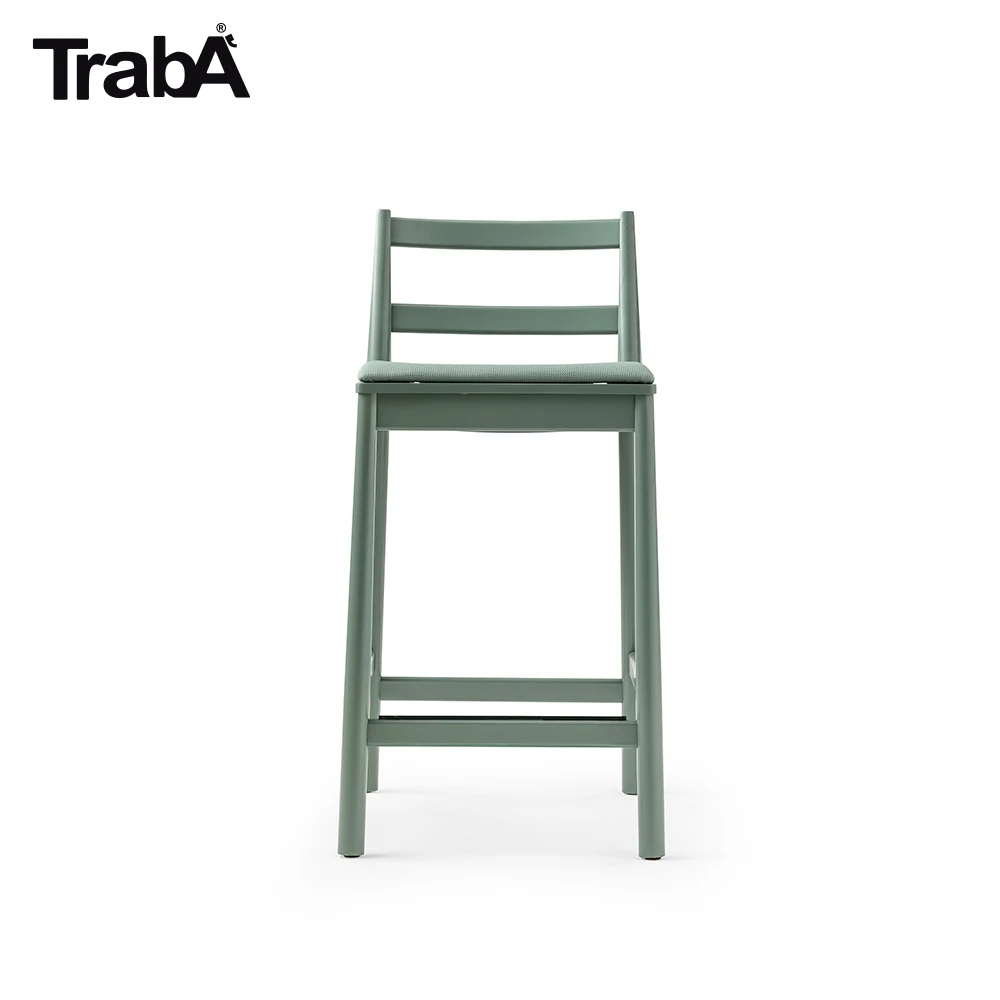 Top Quality Stool solid beechwood padded seat hotel restaurant bar