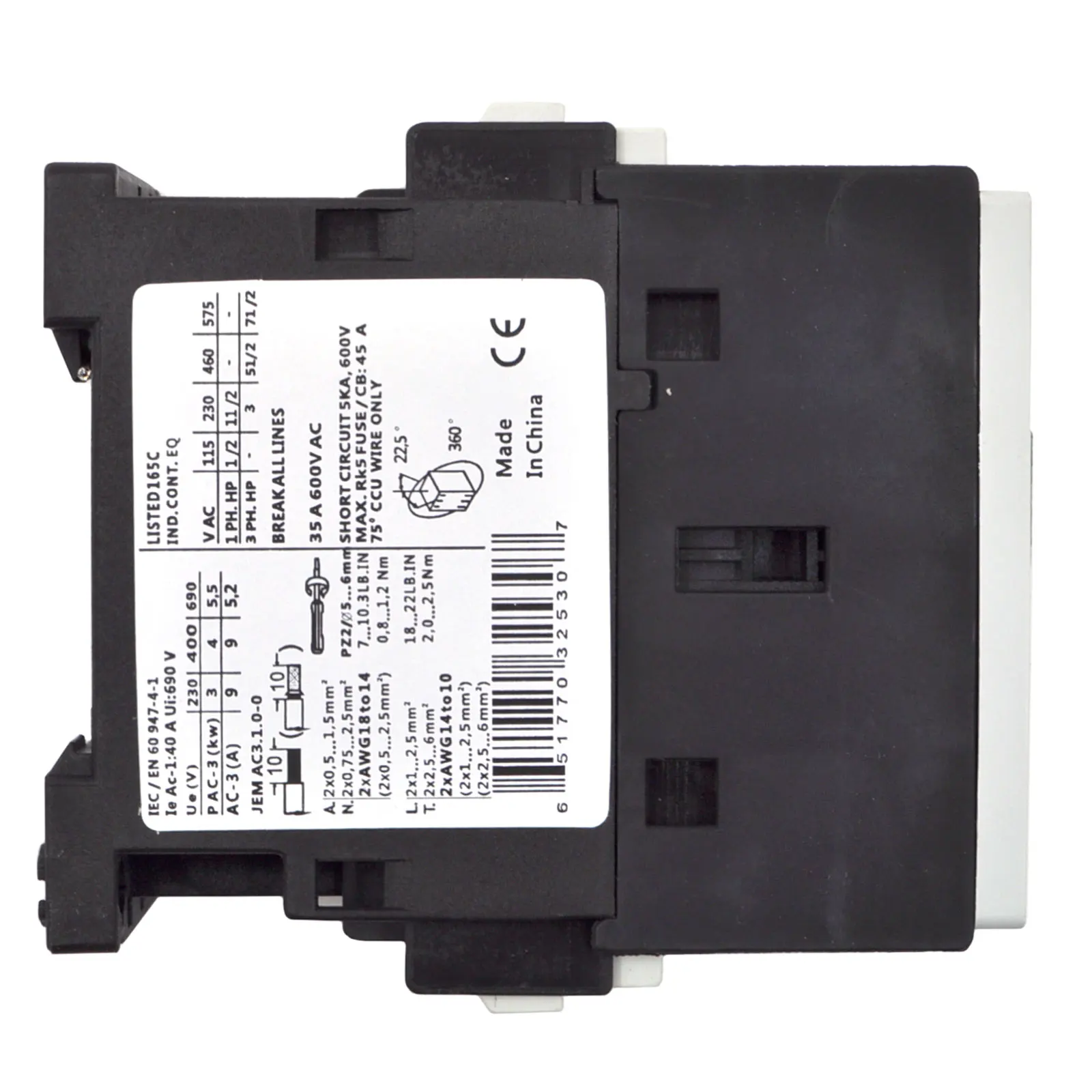 B3RT1023-1AP61, New In-Stock 9 Amp Schneider Contactor, Direct Substitute For 3RT1023-1AP61 From Brah Electric