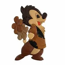 Ручной резного дерева искусства в технике интарсия-знак доска Настенный декор