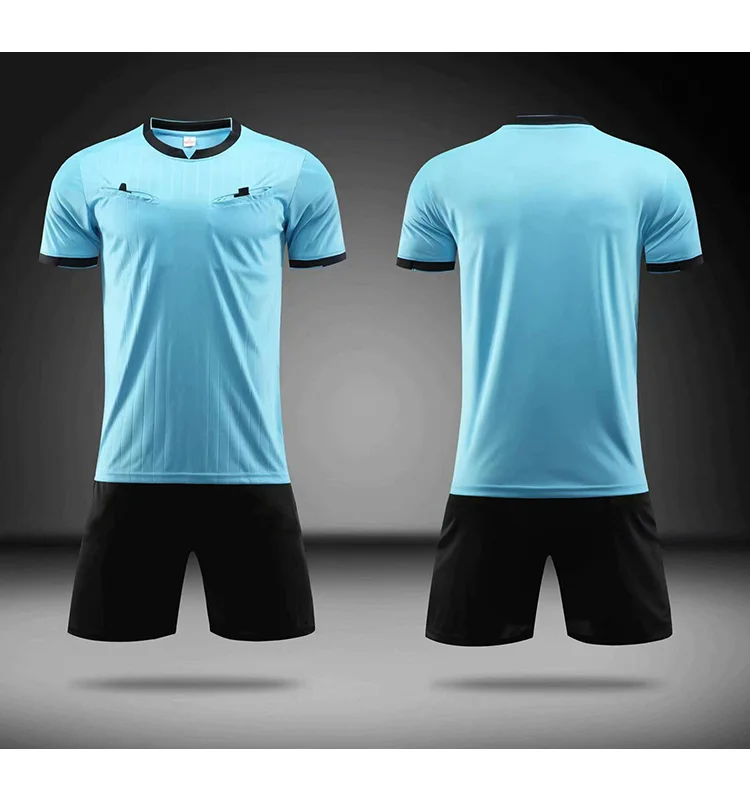 Professional Football Soccer Blank Referee Uniform
