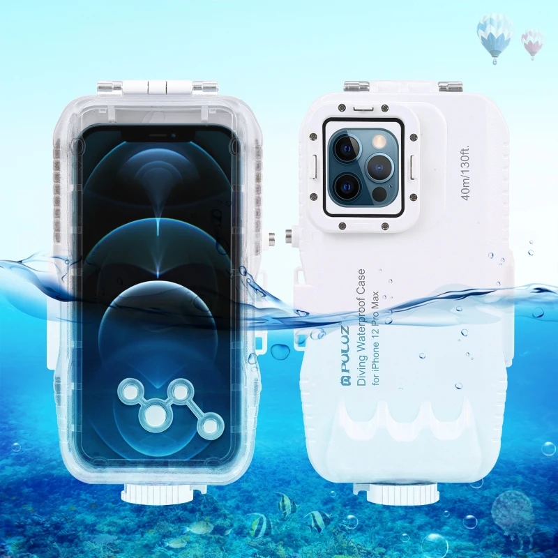 40m/130ft Waterproof Diving Housing Photo Video Taking Underwater Cover Case for smart phone