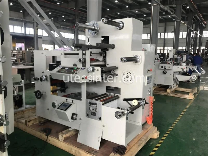 UTR320-2 Two Color Single Side Self Adhesive Roll to Roll Label Flexo Printing Machine with Ceramic Anilox