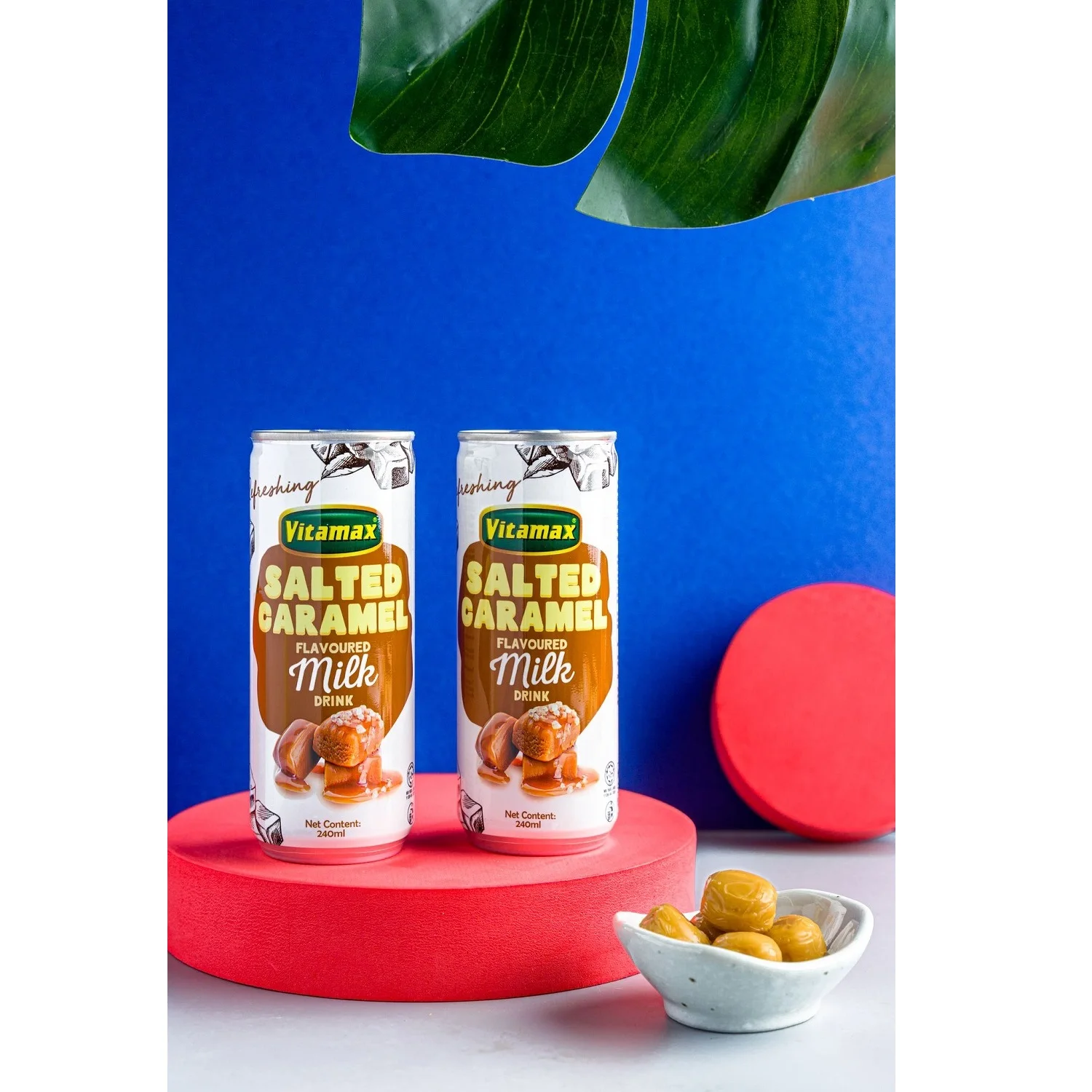 Оригинальный производитель смешанное ароматизированное молоко детский десертный напиток насыпью витамин соленая карамель 240 мл x 24c