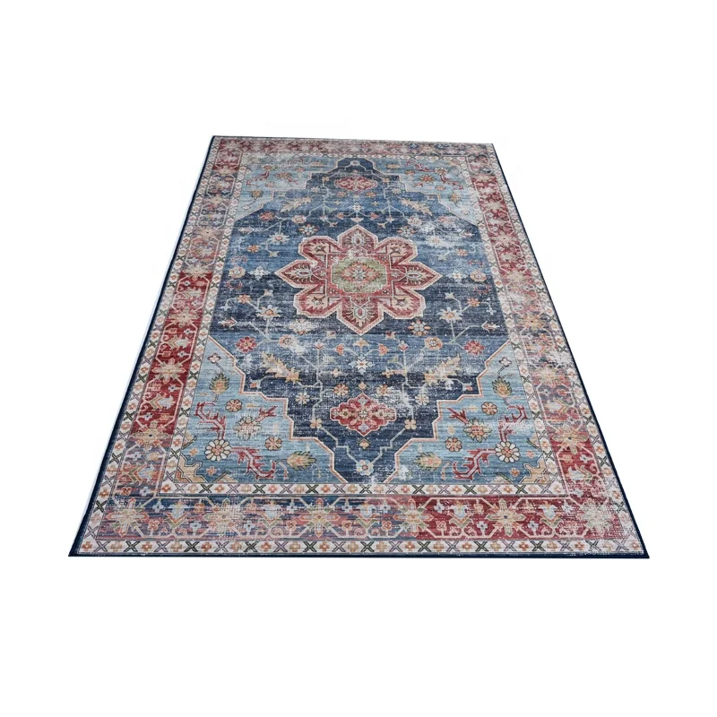 Luxury Custom sizes printed Machine Washable and foldable area Rug