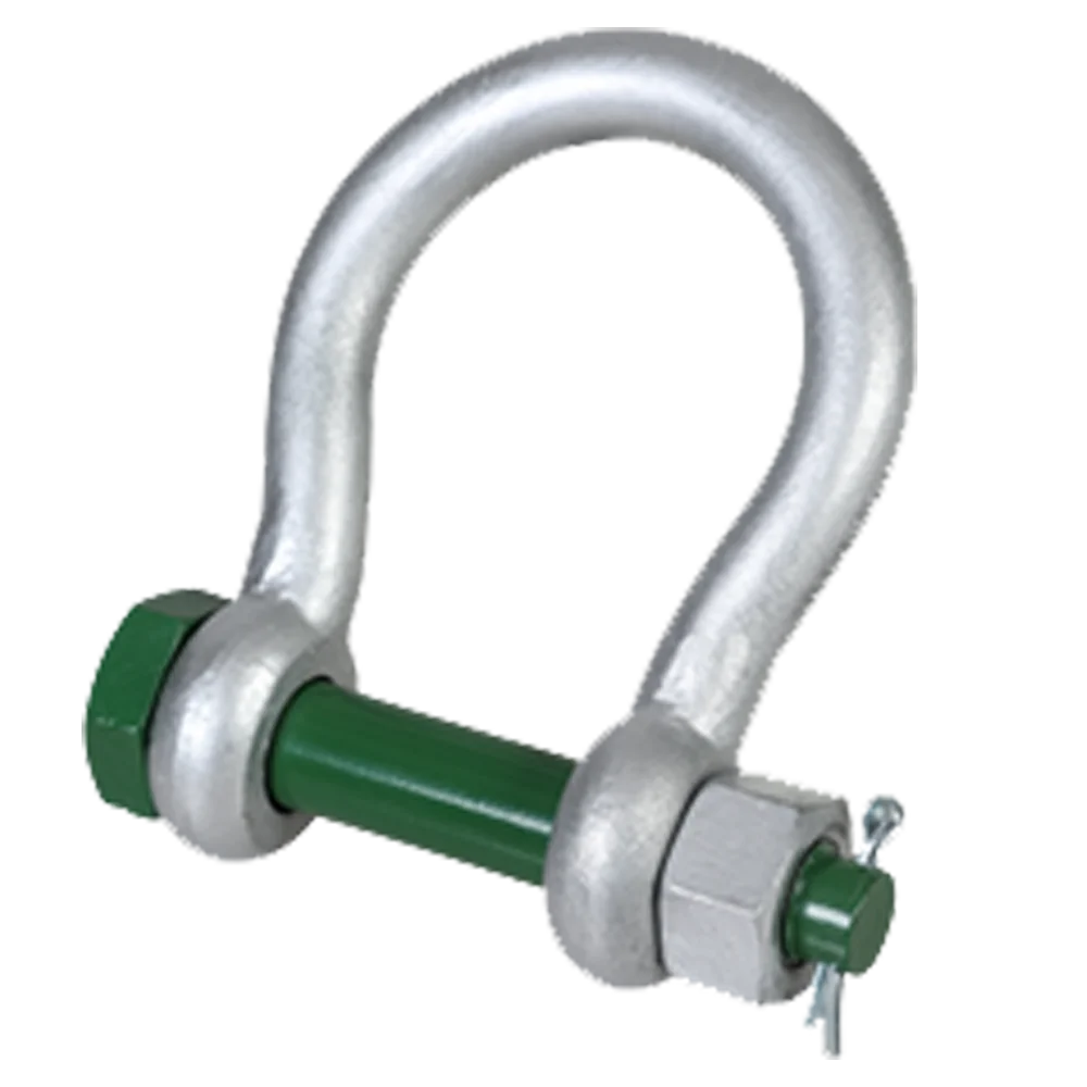Зеленая Скоба G4263, горячеоцинкованная, класс 8, скоба с защитным болтом и широкой скобой