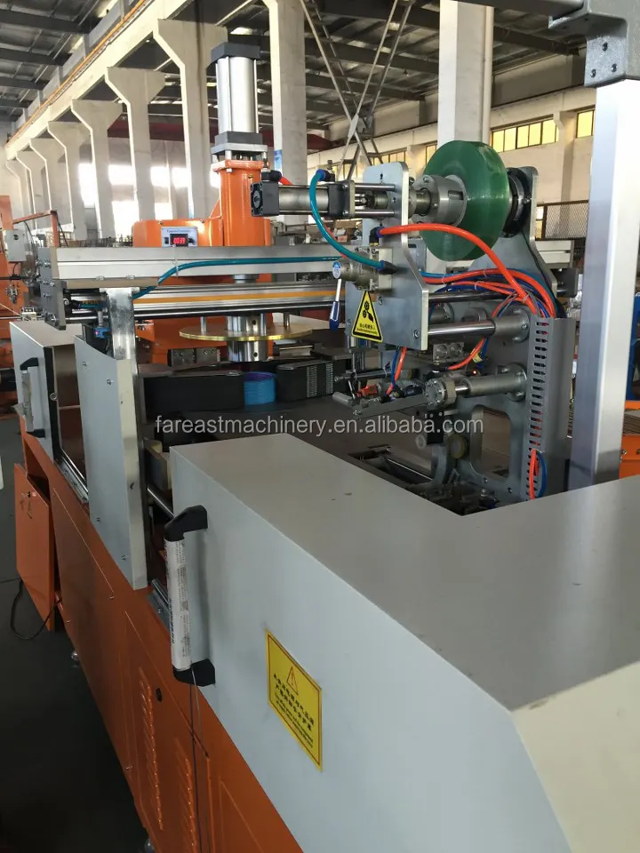 Factory Automatic Cable Wire coiling and heat shrink wrapping machine with Labeling Packing Machine for copper wire cable coiler