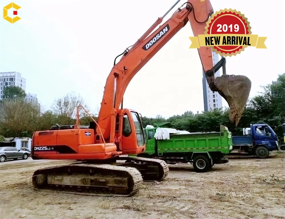 Оригинальный б/у экскаватор Doosan DH225lc-7