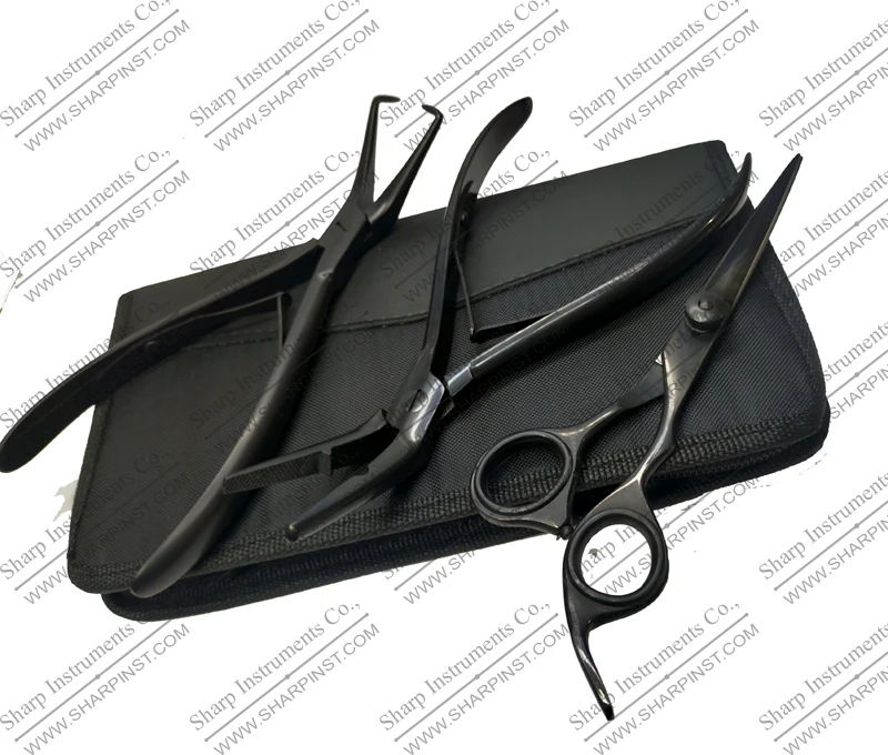 New Professional Micro Bead Hair Extensions kits With Black Color.