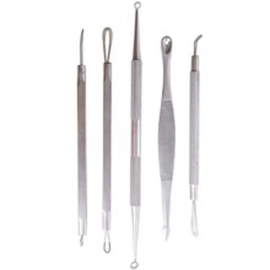 blackhead Remover / Pimple Remover Set Face nose acne blemish pimple remover tools set best quality by Life Care Instruments