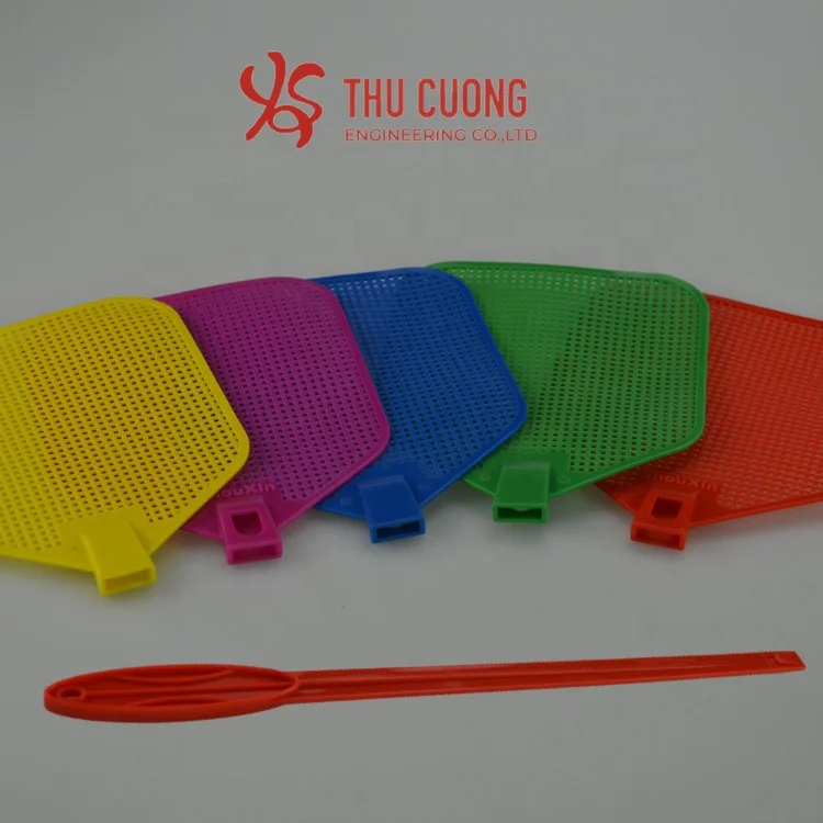 Durable Plastic Fly Swatter Heavy Duty Set Strong Perfect for Flies Mosquitoes Horse Flies Insects Customized Logo