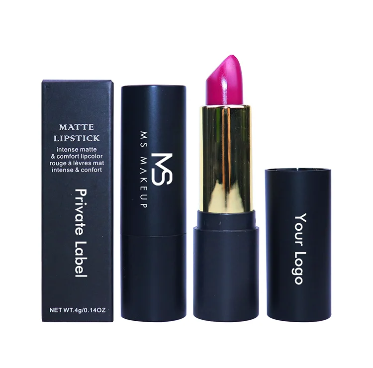 Ms Makeup Wholesales Vendors Oem Odm Low Moq 30 Colors Customized Logo Label Vegan Nude Private Label Matte Lip Sticks Lipsticks