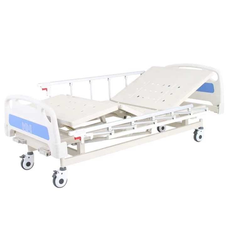 clinic cheap price two function manual 2 crank elderly patient nursing medical  bed