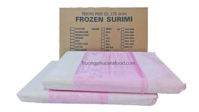 Frozen Fresh Itoyori Surimi 700-900 From Natural Seafood in Vietnam at Competitive Price