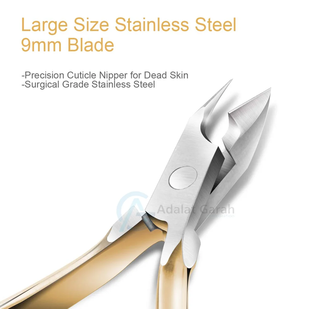 Cuticle Nipper Sharp Blade Cuticle Trimmer Stainless Steel Finger Toe Nails Cuticle Nipper