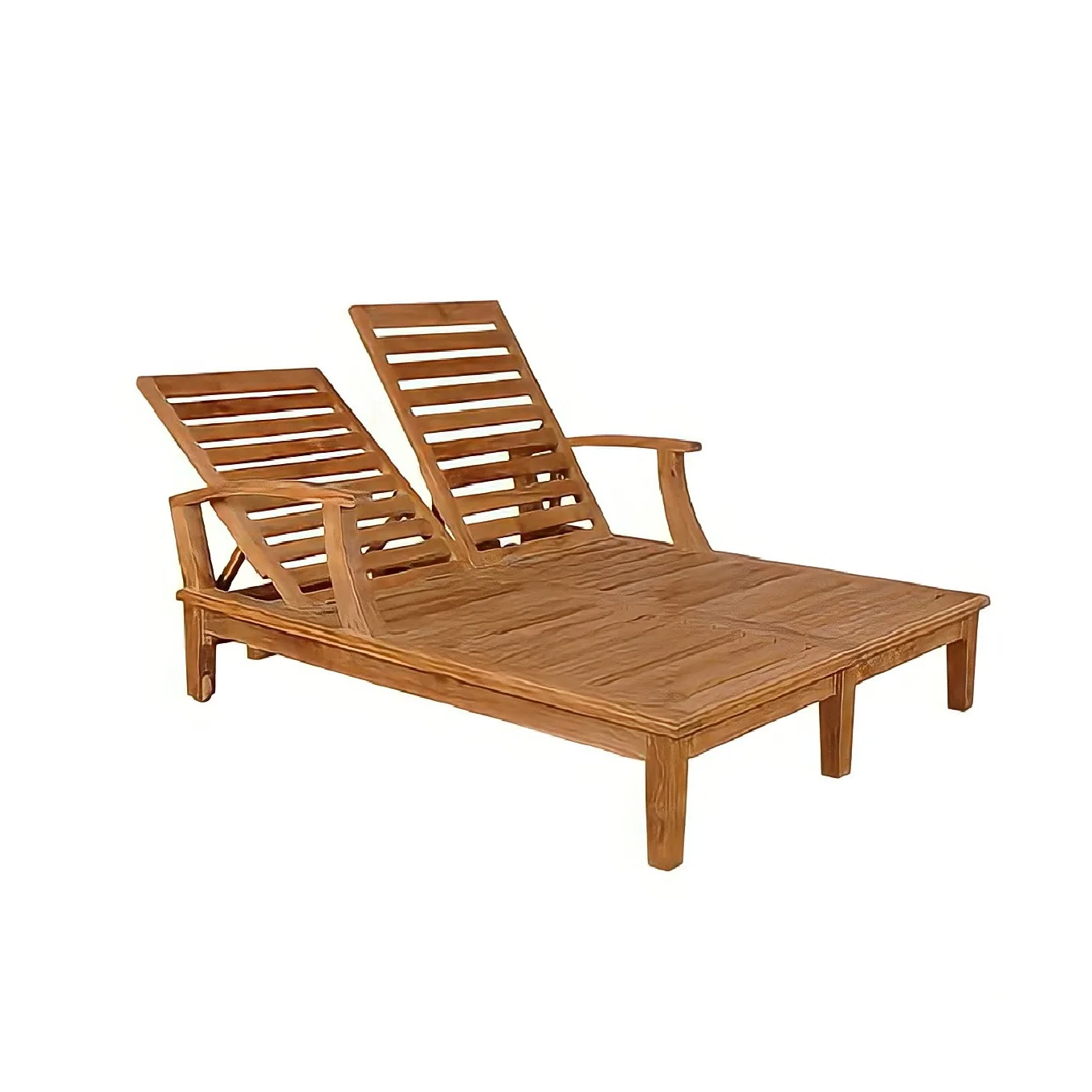 Best Quality Export Oriented Outdoor Furniture Pool Hotel Beach Wooden Folding Bed Sun Lounger Beach