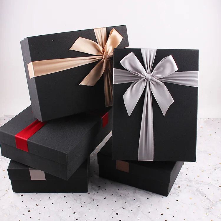 
Custom printing Cardboard Paper Packaging fancy magnetic closure jewelry clothes coffee mug package Gift Box with Ribbon 