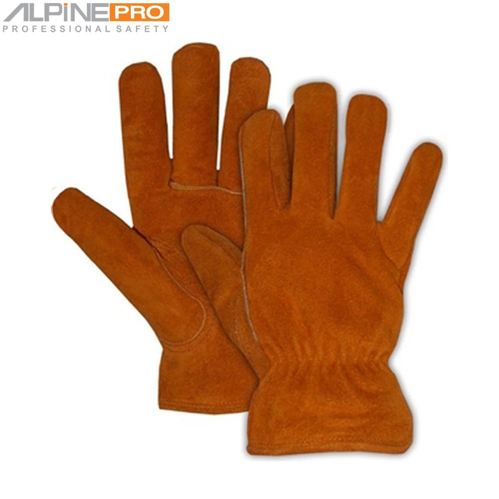 Online Shopping Outdoor Work Driver Gloves Waterproof Full Finger Goat Grain Leather Gloves