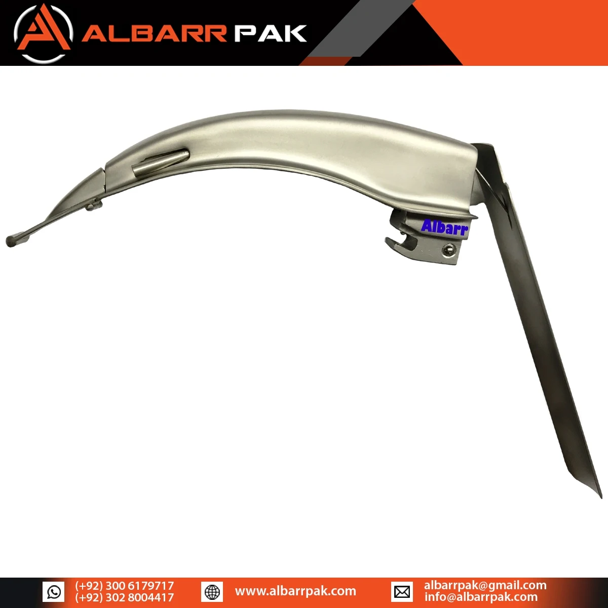 
Macintosh Fiber Optic flexible Laryngoscope Set 