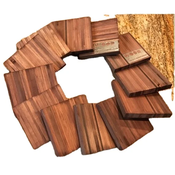 Деревянные подставки DIY с лаем кромки круглые деревянные