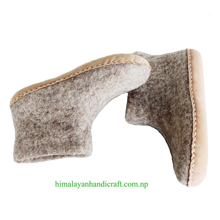 Handmade in Nepal Felt Boot/Shoes
