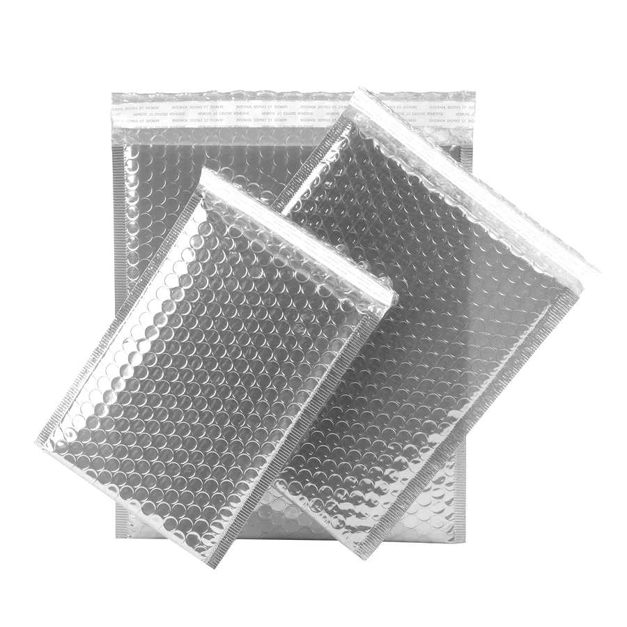 Self Adhesive Cushioning Shipping Protective Packaging Air Bubble Bag Mailer Bags Plastic Wrap Pouch