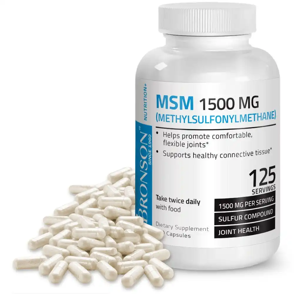 
MSM - 1,500 mg - 250 Capsules 