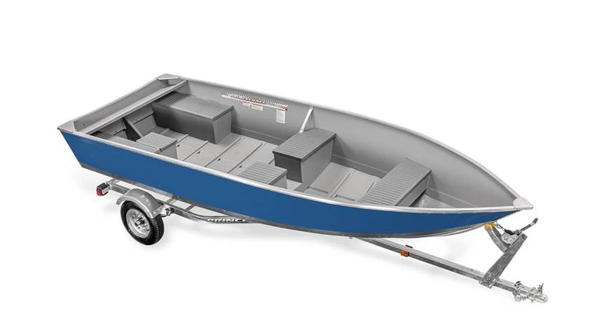 Ecocampor 12ft/14ft/16ft/18ft/20ft Flat Bottom Aluminum Utility Jon Fishing Rowing Boats for Sale