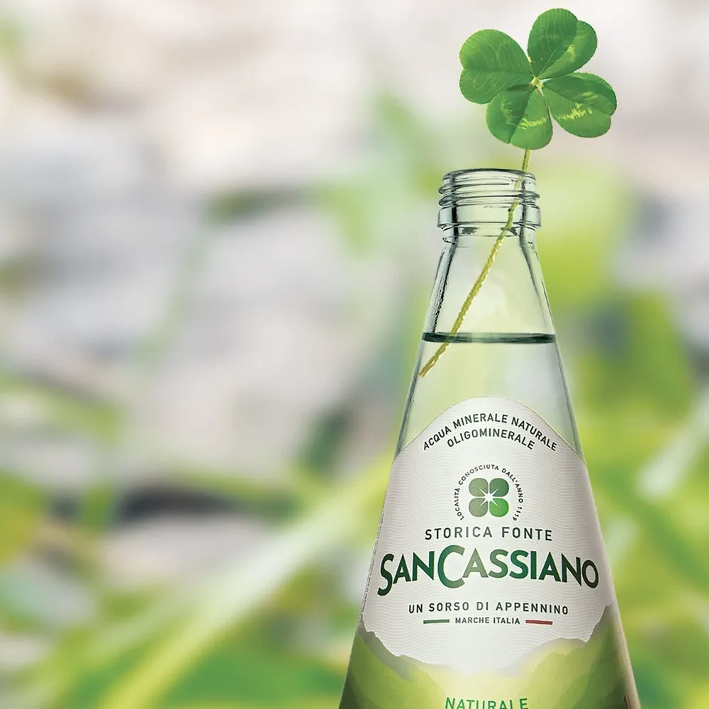 Итальянская минеральная вода San Cassiano 750 мл бутылка естественная упаковка оптовая