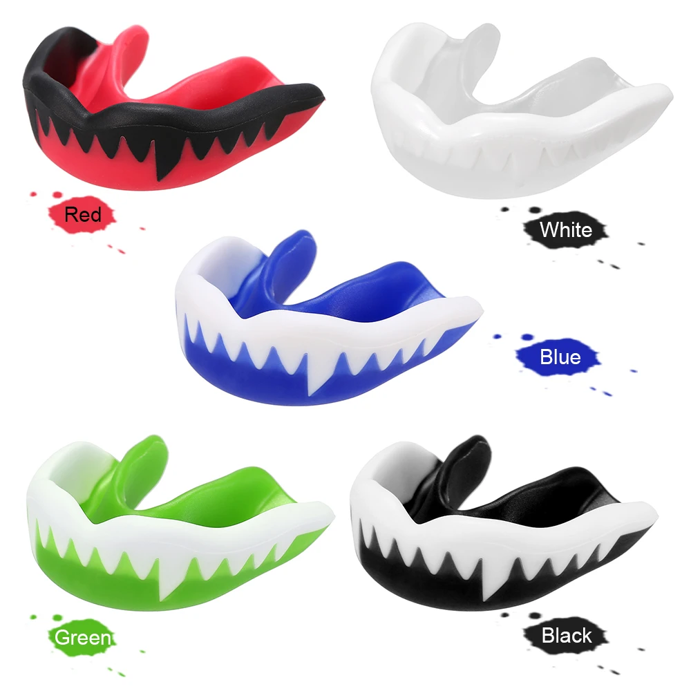 2021 Top Quality Custom printed EVA Sports Boxing Rugby Funny Mouthguard MMA Mouth Piece Silicone Hockey