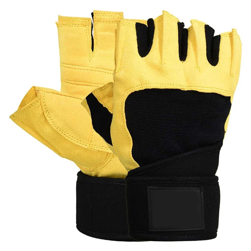 Weight Lifting Crossfit Carbon Leather Gymnastics Hand Grips