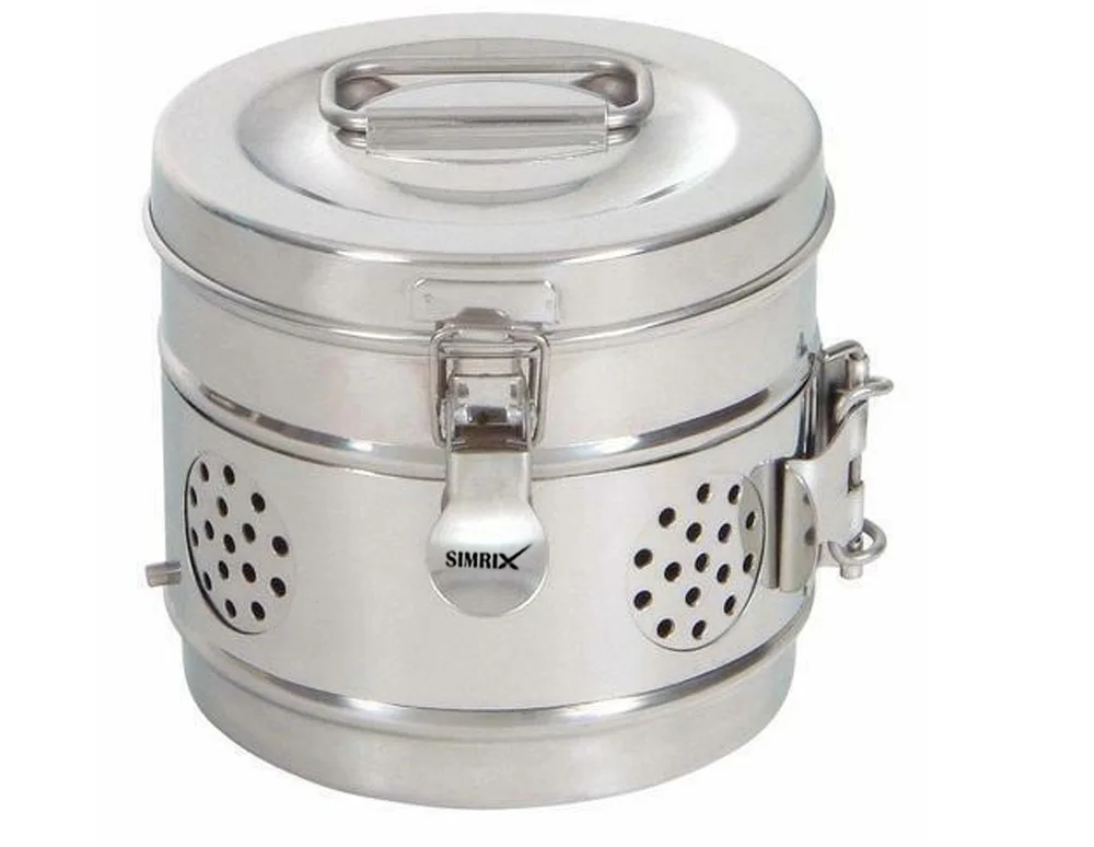 Dressing Drum 9X11 Surgical , Stainless Steel Dressing Jar Sizes Available