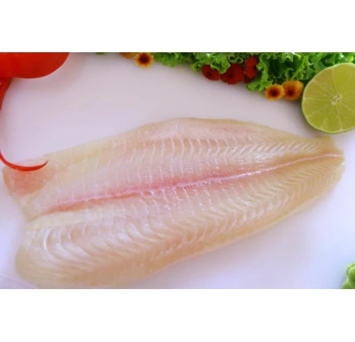 100% Natural Fresh Fish Light Pink High Quality Semi Trimmed Fillet IQF Frozen fish seafood pangasius fillet made in Vietnam