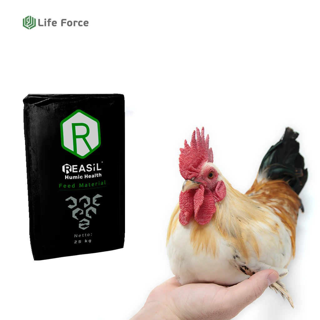 
 Кормовая добавка для домашней птицы, Гуминовые Кислоты, Reasil humic Health  