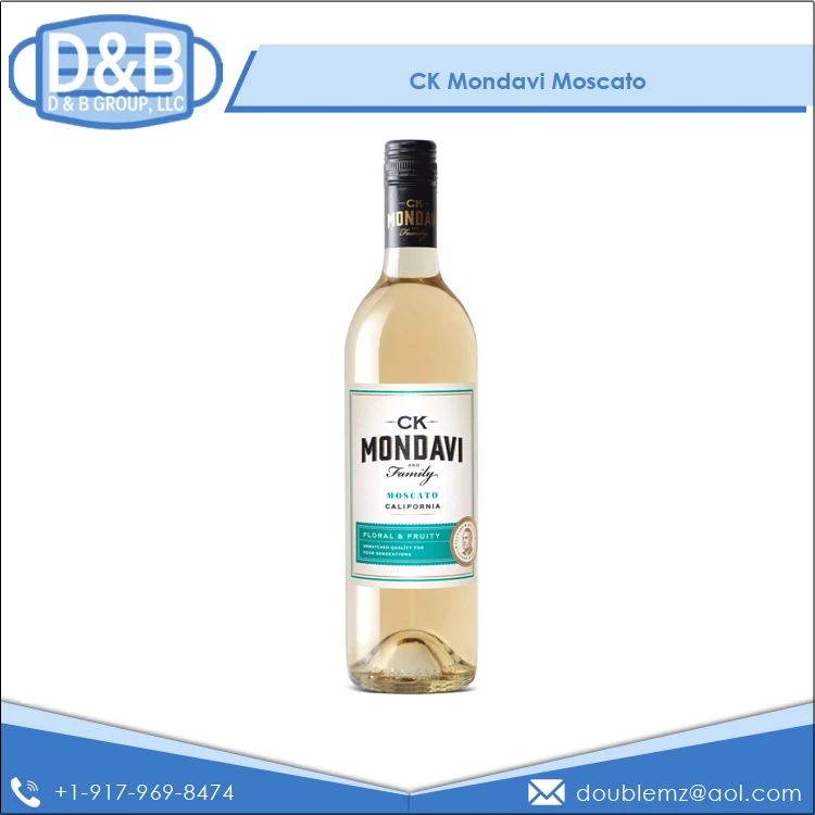 Лидер продаж белое вино CK Mondavi Moscato(SC) для европейского рынка