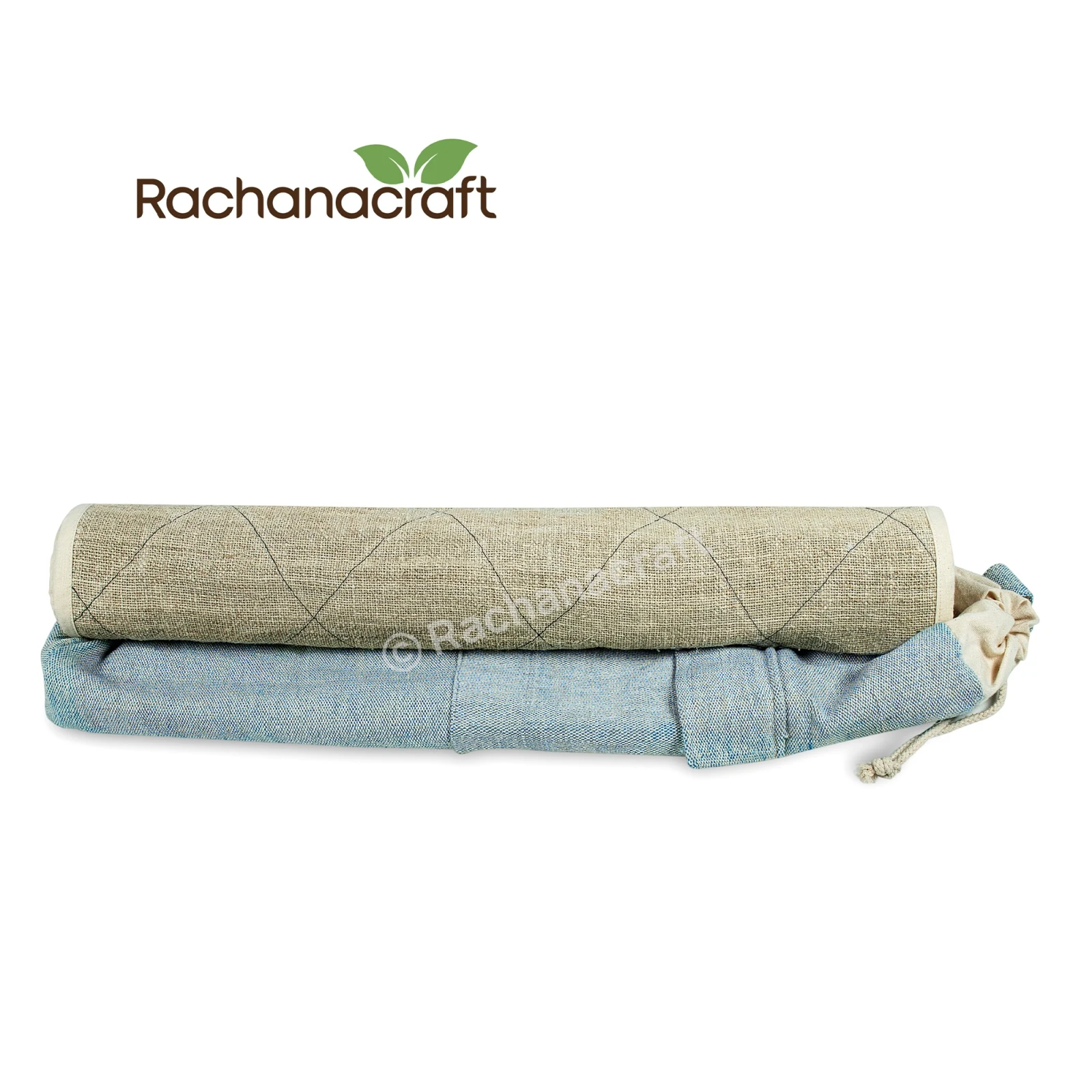 Handmade Himalayan Hemp Non Allergic Non Toxic Adjustable Strap Cross Body Yoga Mat Bag with Hemp Yoga Mat Made in NP Wholesale