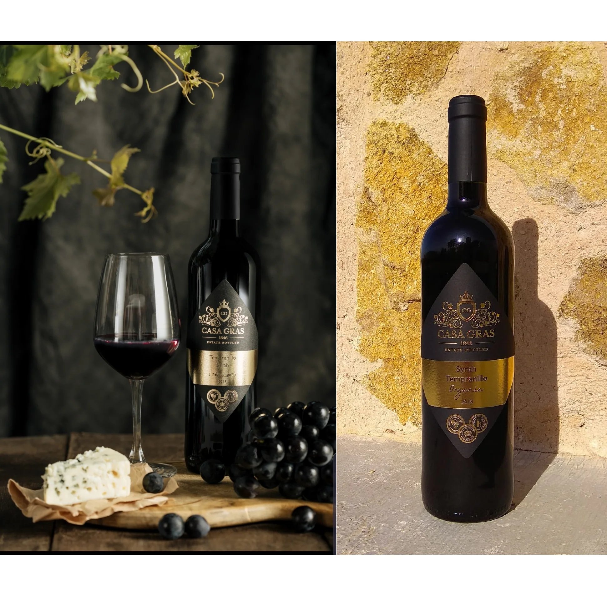 14% Alcohol Tempranillo Syrah Red Wine Medium Dry Bulk Wine 750ml for Table Wine