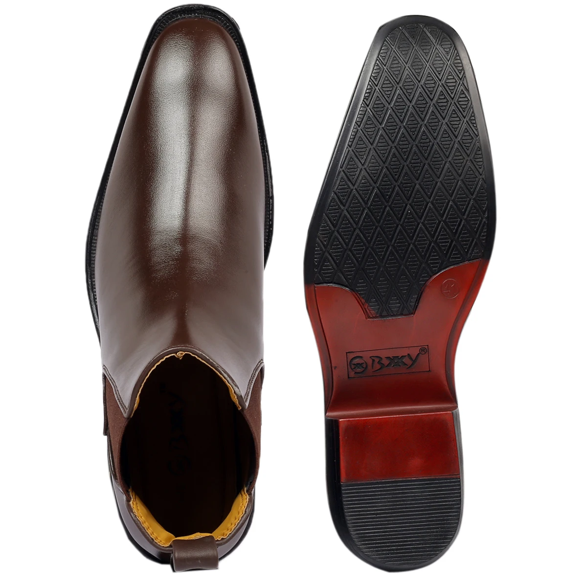 High Fashionable Height Increasing Elevator Men`s Chelsea Boots