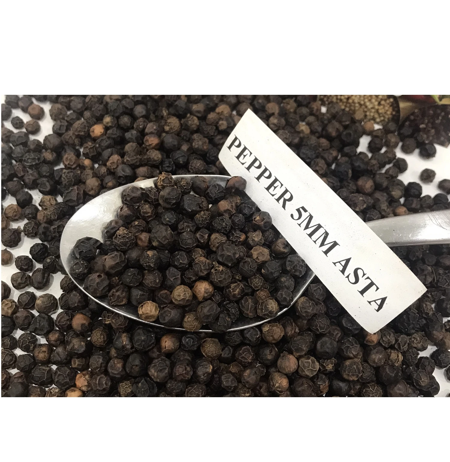 Agricultural Product  Black Pepper 5mm ASTA  Cheap Price from Vietnam
