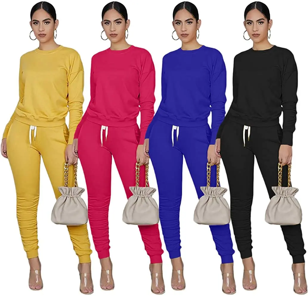 High Quality sweat suit for women wholesale price winter clothing set